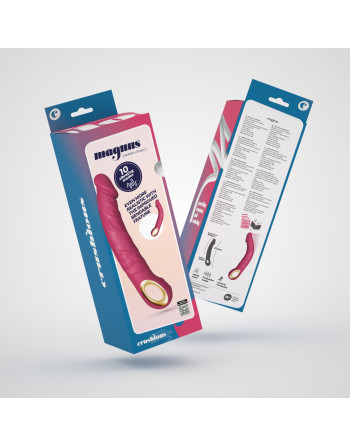 VIBRADOR FLEXÍVEL MAGNUS BEND ROSA CRUSHIOUS