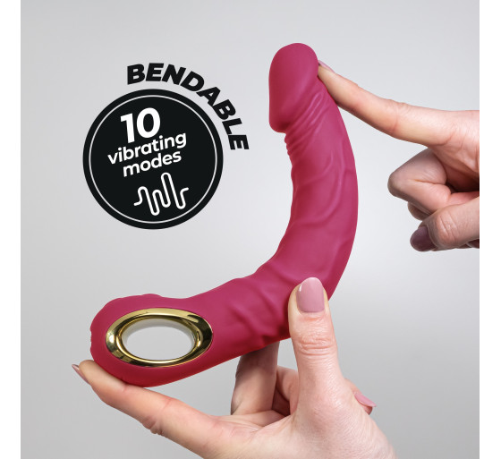 VIBRADOR FLEXÍVEL MAGNUS BEND ROSA CRUSHIOUS