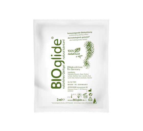 SAQUETA LUBRIFICANTE BIOGLIDE 3 ML