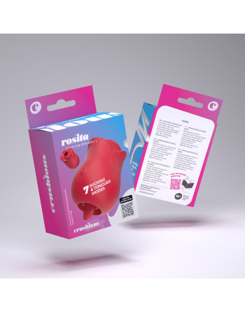 ROSITA ESTIMULADOR DE CLÍTORIS CON LENGUA CRUSHIOUS