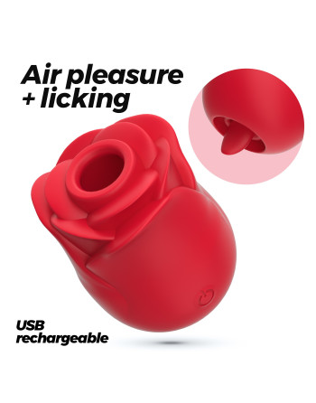 ROSITA ESTIMULADOR CLITORIANO COM LÍNGUA CRUSHIOUS