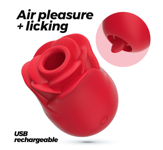 ROSITA ESTIMULADOR DE CLÍTORIS CON LENGUA CRUSHIOUS