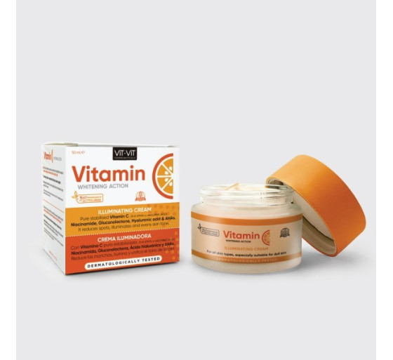 CREMA DE DÍA ILUMINADORA VITAMIN C 50ML VIT VIT COSMETICS