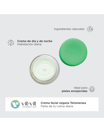 CREMA DE DÍA REJUVENECEDORA TELOMERASE BOOSTER 50ML VIT VIT COSMETICS