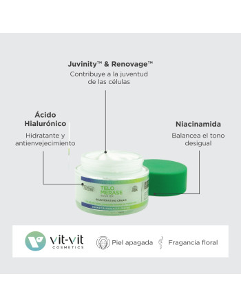CREMA DE DÍA REJUVENECEDORA TELOMERASE BOOSTER 50ML VIT VIT COSMETICS