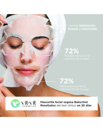 MASCARILLA DE TEJIDO FACIAL ANTI-EDAD BAKUCHIOL VIT VIT COSMETICS 20GR