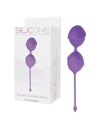 BOLAS ESTIMULADORAS DELIGHT LICHEE MORADAS