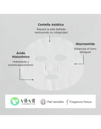 MASCARILLA DE TEJIDO FACIAL CICA TIGERGRASS VIT VIT COSMETICS 20GR