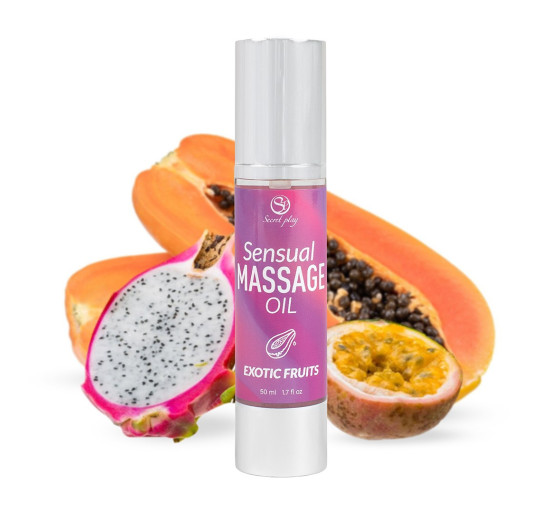ÓLEO DE MASSAGEM AROMA FRUTAS EXÓTICAS 50 ML SECRET PLAY