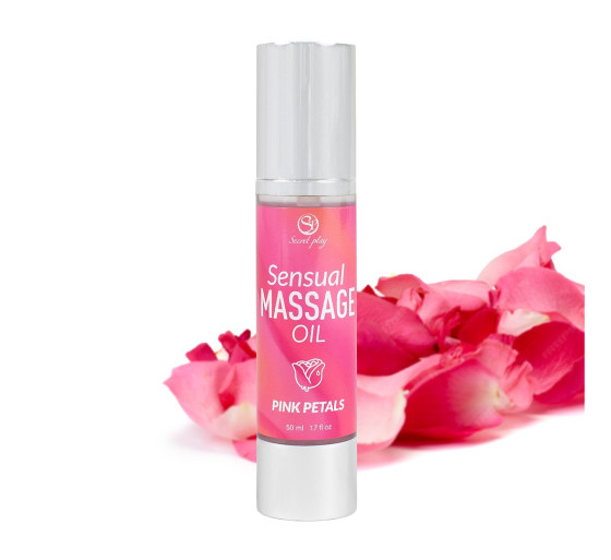 ÓLEO DE MASSAGEM AROMA PÉTALAS DE ROSA 50 ML SECRET PLAY