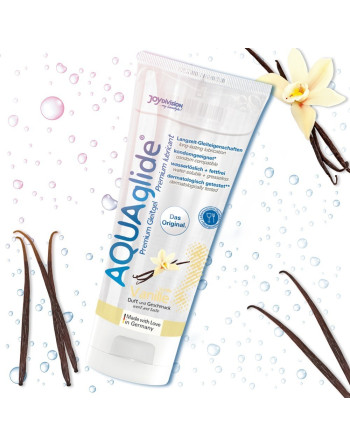 LUBRICANTE A BASE DE AGUA CON SABOR A VAINILLA AQUAGLIDE 100 ML JOYDIVISION