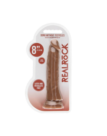 DILDO CON VENTOSA TAN 8 / 20 CM REALROCK