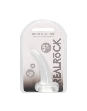 DILDO NON-REALISTIC CRYSTAL CLEAR 5 /11,5 CM REALROCK