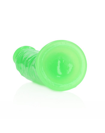 DILDO SLIM REALISTIC GLOW IN THE DARK 6 /15.5 CM REALROCK