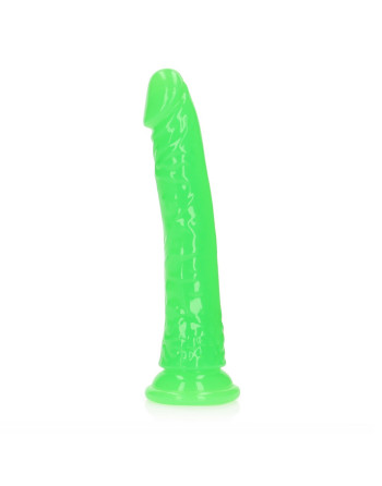 DILDO SLIM REALISTIC GLOW IN THE DARK 8'' / 20 CM REALROCK