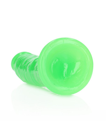 DILDO SLIM REALISTIC GLOW IN THE DARK 8'' / 20 CM REALROCK