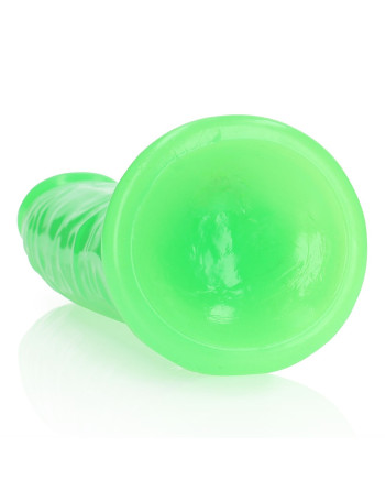 DILDO SLIM REALISTIC GLOW IN THE DARK 9'' / 22,5 CM REALROCK