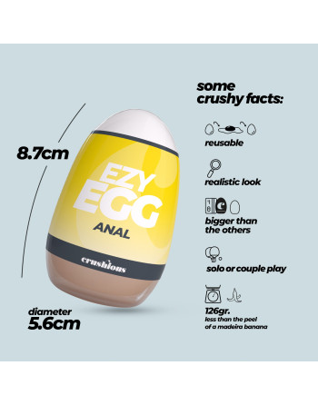 OVO MASTURBADOR EZY EGG ANAL CRUSHIOUS
