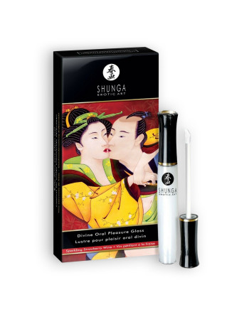 SHUNGA DIVINE ORAL PLEASURE GLOSS CHAMPÁN FRESA 10ML