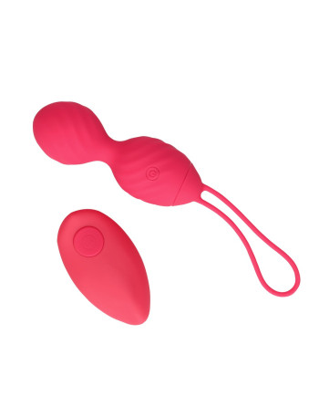 HUEVO VIBRADOR CON MANDO A DISTANCIA ROJO LOVELINE 