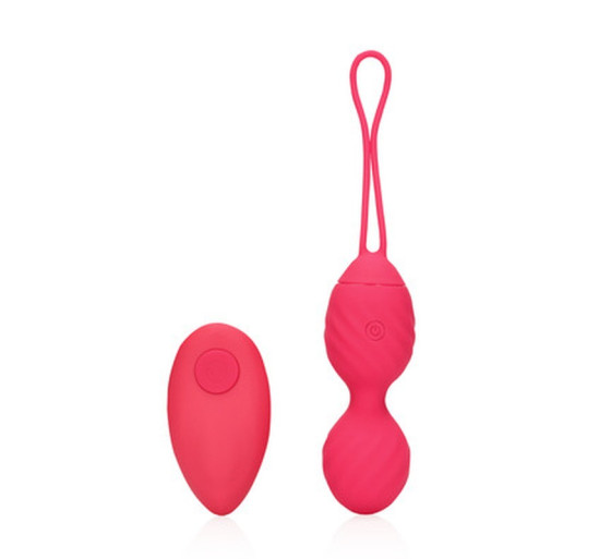 HUEVO VIBRADOR CON MANDO A DISTANCIA ROJO LOVELINE 