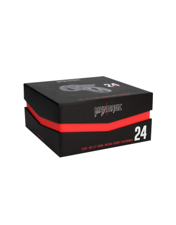 JAULA MODEL 24 CHASTITY 3.5 /9 CM PRETO MANCAGE JAULA MODEL 24 CHASTITY 3.5 /9 CM PRETO MANCAGE