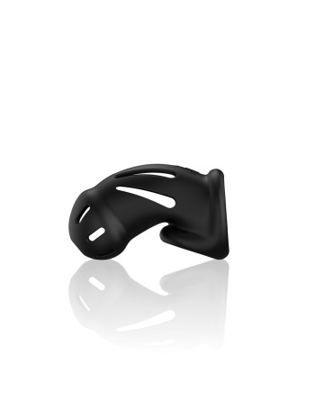 JAULA MODEL 27 ULTRA SOFT SILICONE CHASTITY PRETO MANCAGE