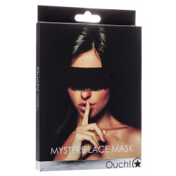 VENDA PARA OS OLHOS OUCH! MYSTÈRE LACE MASK PRETA VENDA PARA OS OLHOS OUCH! MYSTÈRE LACE MASK PRETA