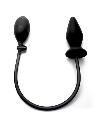 PLUG ANAL INFLABLE DE SILICONA OUCH! NEGRO