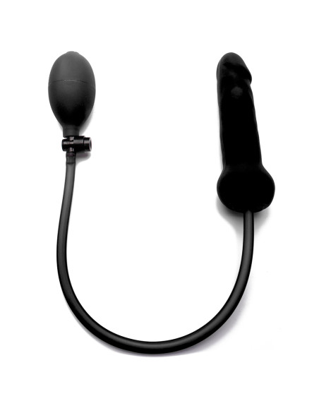 DILDO INFLABLE DONG DE SILICONA OUCH! NEGRO