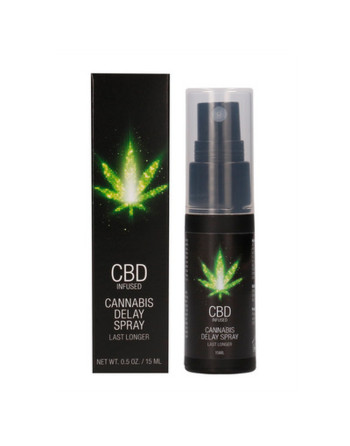 SPRAY RETARDANTE COM CBD CANNABIS DELAY 0.5 FL OZ 15 ML PHARMQUESTS