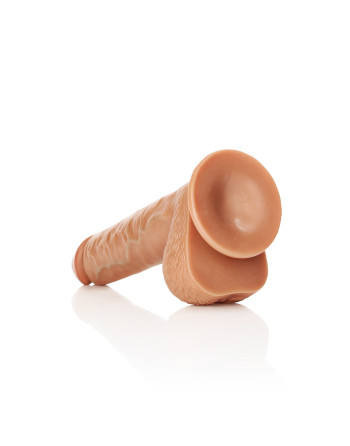 DILDO REALISTA CON TESTICULOS STRAIGHT 10 /25,5 CM REALROCK