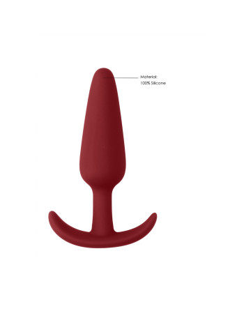 PLUG ANAL SLIM BEGINNER ROJO SHOTS TOYS