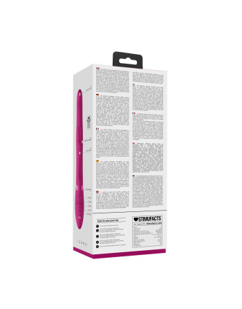 VIBRADOR IZARA ROTATING BEADS RABBIT ROSA VIVE