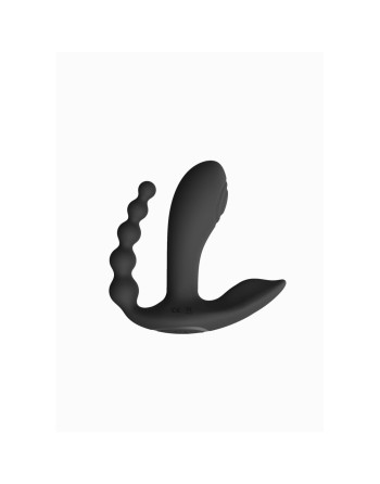 ESTIMULADOR CON DOBLE PENETRACIÓN KATA PULSE WAVE NEGRO VIVE 