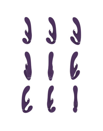 STRAP-ON SIN ARNÉS SUKI VIBRATING RABBIT MORADO VIVE