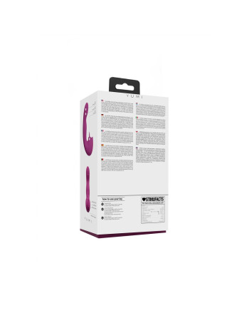 VIBRADOR YUMI FINGER MOTION AND FLICKERING TONGUE ROSA VIVE 