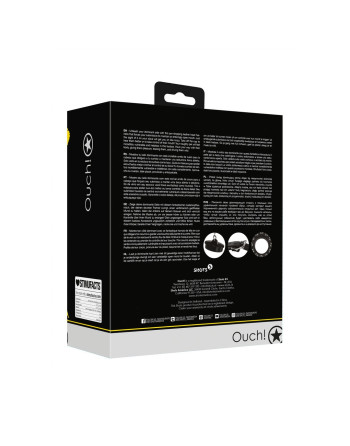 MÁSCARA COM MORDAÇA COM TAMPA EXTREME OUCH!