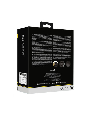 MÁSCARA PRETA COM RABO DE CAVALO LOIRO EXTREME OUCH!  MÁSCARA PRETA COM RABO DE CAVALO LOIRO EXTREME OUCH!