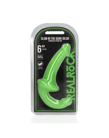 STRAP-ON SIN ARNÉS GLOW IN THE DARK 6'' / 13,5 CM REALROCK