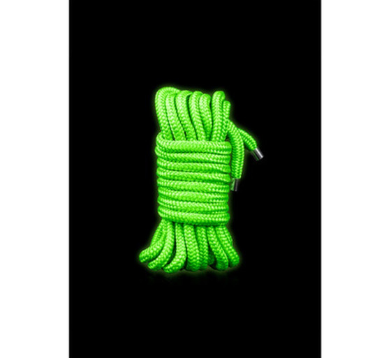 CORDA BONDAGE FLUORESCENTE GLOW IN THE DARK 16.4 FT /5 M OUCH! CORDA BONDAGE FLUORESCENTE GLOW IN THE DARK 16.4 FT /5 M OUCH!