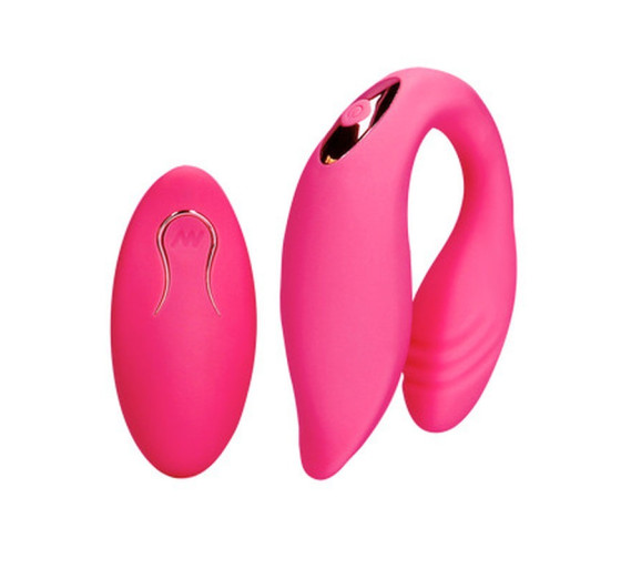 VIBRADOR PARA PAREJAS CON MANDO A DISTANCIA WILD STRAWBERRY LOVELINE