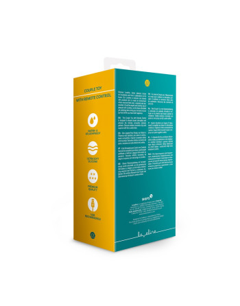 VIBRADOR DE PAREJA CON MANDO A DISTANCIA BIMINI BLUE LOVELINE