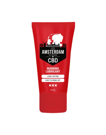 LUBRIFICANTE ANESTESIANTE À BASE DE ÁGUA ORIGINAL CBD FROM AMSTERDAM 2 FL OZ 50 ML PHARMQUESTS