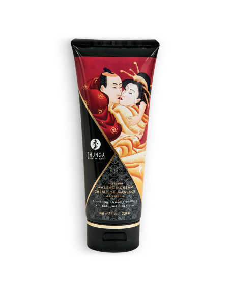 CREME DE MASSAGEM SHUNGA ESPUMANTE MORANGO 200ML