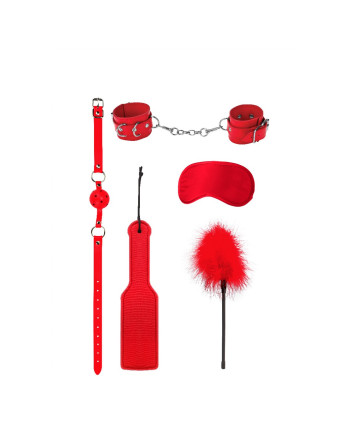 KIT BONDAGE INTRODUCTORY BONDAGE KIT 4 VERMELHO OUCH!  KIT BONDAGE INTRODUCTORY BONDAGE KIT 4 VERMELHO OUCH!