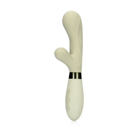 VIBRADOR RABBIT EN SILICONA MISTY GREEN LOVELINE