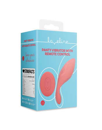 VIBRADOR DE CUECA COM CONTROLO REMOTO BRIGHTO RED LOVELINE