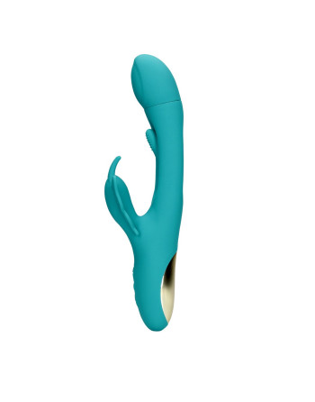 VIBRADOR BUTTERFLY FLAPPING G-SPOT PEACOCK BLUE LOVELINE