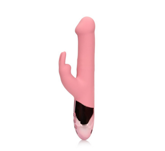 VIBRADOR RABBIT COM ROTAÇÃO DE PÉROLAS PINK ARABESQUE LOVELINE